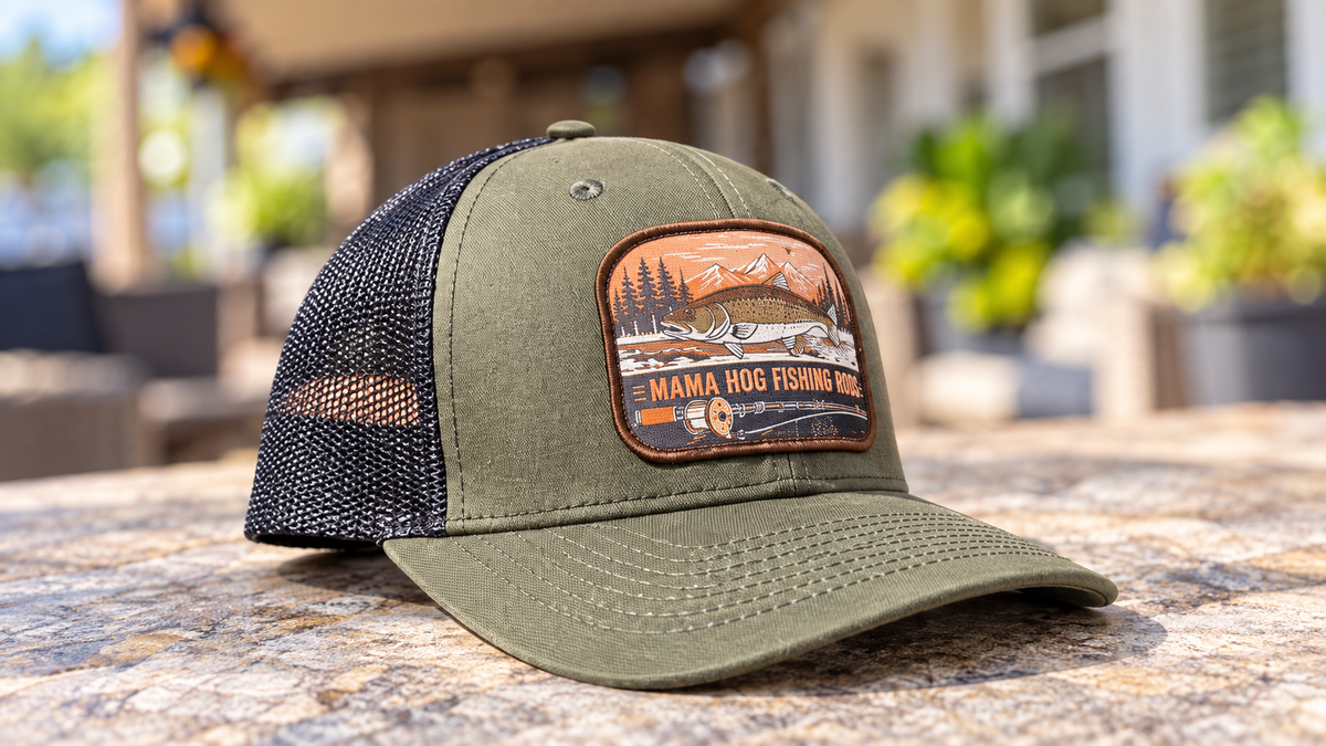 Mama Hog Green Hat